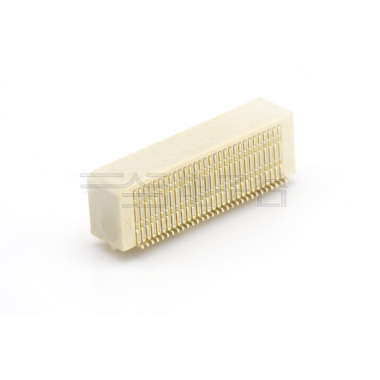 Board to Board Pitch 0.5 单槽 H5.4双排SMT型侧插母座 2*30Pin 米黄色 镀全金G/F